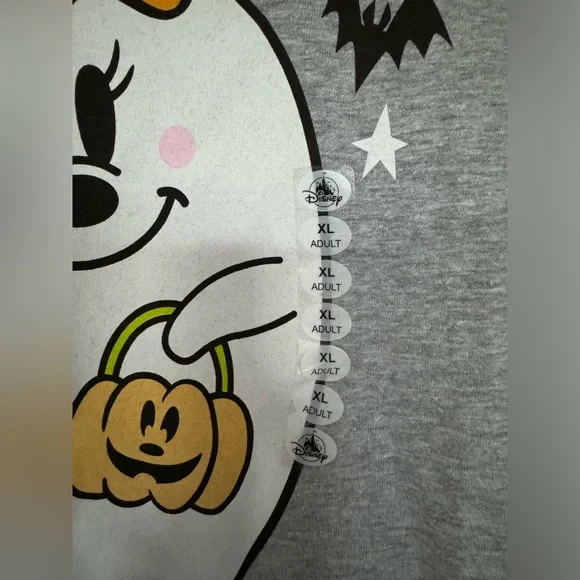 Disney Halloween Ghost "My Boo" Grey Adult T-Shirt (Size: XL) - Picture 4 of 6